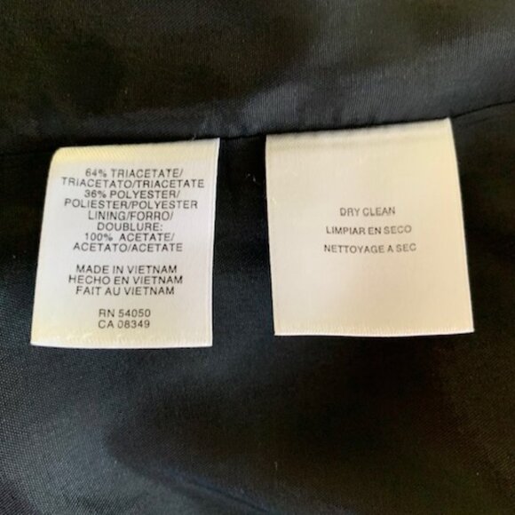 Jones New York Collection black 2-button  jacket - Picture 4 of 5